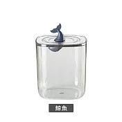 【Cap】北歐動物小物收納盒(棉花棒/化妝棉/牙線) 鯨魚