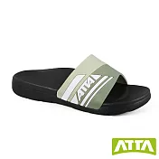 ATTA流線均壓室外拖鞋 JP26 綠黑