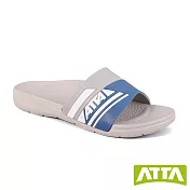 ATTA流線均壓室外拖鞋 JP27 灰藍