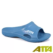 ATTA足弓簡約休閒拖鞋 US5 太平洋藍