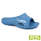 ATTA足弓簡約休閒拖鞋 US7 太平洋藍