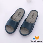 維諾妮卡 E加E乳膠進化拖鞋 JP28 深藍