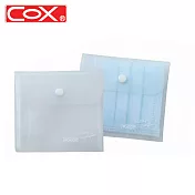 (2個1包)COX EVA環保抗靜電防疫可分類式口罩收納夾