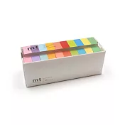 【日本mt和紙膠帶】10P系列 經典禮盒10入組 ‧ 明亮色