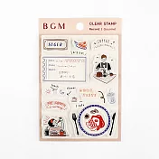 【BGM】+Clear Stamp 自由編排透明印章 ‧ 記錄系列- 美食