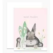 【 Dear Hancock 】Bunny Many Thanks 感謝卡#gc_408