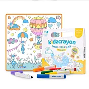 kidzcrayon 水洗畫布隨行組(隨行精裝版/2款可選) 夢幻氣球