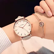 Watch-123 女生大錶盤清晰刻度實用手錶(3色任選) _白色