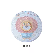 【E.dot】兒童安全防護防夾手風扇防塵套-18吋 獅子