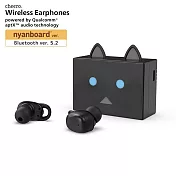 日本cheero貓咪阿愣藍牙5.2真無線耳機  (黑貓)