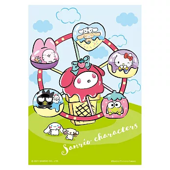 Sanrio characters【奇幻樂園系列】甜筒摩天輪拼圖108片