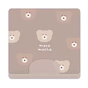 【Q-lia】日本Mokomoka熊熊折疊式 口罩收納套