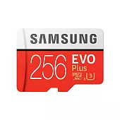【SAMSUNG 三星】EVO Plus microSDXC UHS-I(U3)Class10 256GB記憶卡(MB-MC256HA)公司貨
