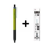 【TOMBOW日本蜻蜓】MONO graph Lite 0.5mm油性原子筆+筆芯(黑) 萊姆綠