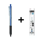 【TOMBOW日本蜻蜓】MONO graph Lite 0.5mm藍芯油性原子筆,標準色+筆芯(藍) 標準色