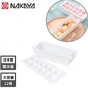 【日本NAKAYA】日本製製冰盒/冰塊盒附保存盒12格