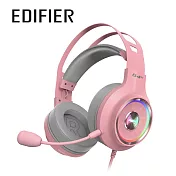 EDIFIER G4TE 7.1聲道電競耳機麥克風 粉紅色