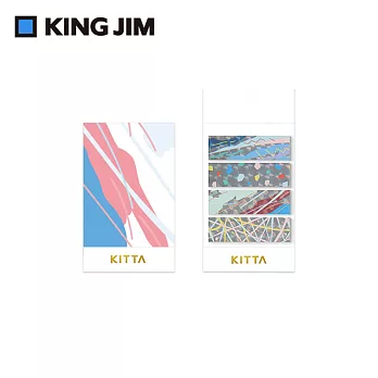【HITOTOKI】KITTA 隨身攜帶和紙膠帶 玻璃紙 幾何 (KITP003)