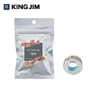 【KING JIM】TEPRA LITE 熱感式標籤薄膜自黏膠帶 11mm 透明水滴 (TPT11-020)