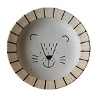 【日本AWASAKA】MoguMogu動物系列陶瓷深盤22.5cm ‧ 獅子