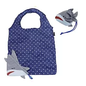 【日本Pinecreate】動物造型折疊收納輕量環保購物袋 · 鯊魚