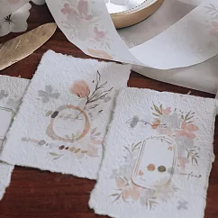【Meow Illustration】可可愛糖果色 和紙膠帶 ─ 特油含離型紙