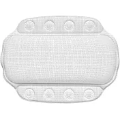 《KELA》吸盤式浴缸頭枕(白32cm) | 浴缸防水枕頭