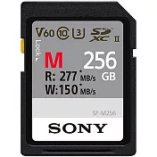 SONY SDXC U3 256GB 高速記憶卡 SF-M256 (公司貨)
