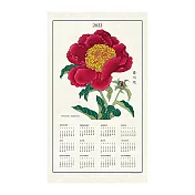 美國 Cavallini &Co. 2022 月曆/茶巾 花朵