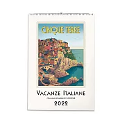 義大利 IFI 2022年  掛曆/月曆 舊時義大利海報