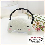 【akiko kids】微笑小水母造型兒童髮圈 -粉綠色