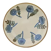 【BISQUE】北歐風美濃燒陶瓷深盤21cm ‧ 花園