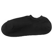 [MUJI無印良品]女棉混淺口直角襪23~25cm 黑色