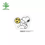 【KODOMO NO KAO】Snoopy木頭造型印章 H  踢足球 (2247-021)