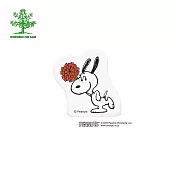 【KODOMO NO KAO】Snoopy木頭造型印章 H  花束 (2247-023)