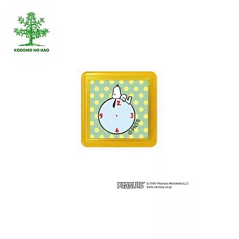 【KODOMO NO KAO】Snoopy浸透印 Ｊ  時鐘 (2208-180)