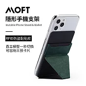 美國 MOFT X 黏貼款手機支架 RFID防盜  暗夜綠