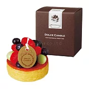 【Kameyama Candle House】可愛蛋糕造型香氛蠟燭 · 水果塔(草莓香)