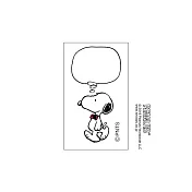 【KODOMO NO KAO】Snoopy長方木頭印章 G  對話框