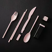 S+Cutlery 環保歐應餐具 (首創食品級PP結合玻璃纖維餐具) 櫻粉