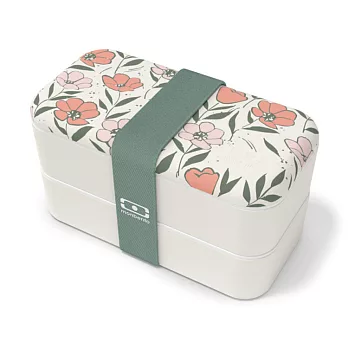 Monbento / 雙層餐盒- 繽紛花朵