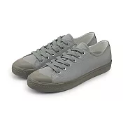 [MUJI無印良品]撥水加工有機棉舒適休閒鞋 26.5cm 灰色(灰底)
