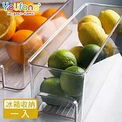 【YOUFONE】廚房透明抽屜式冰箱收納盒S