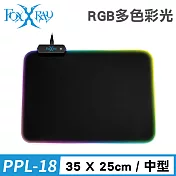 FOXXRAY 霓月迅狐RGB電競鼠墊(FXR-PPL-18)