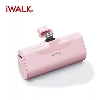 iwalk 四代 4500mAh口袋行動電源lightning頭/ 粉紅色