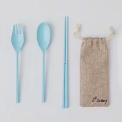 S+ Cutlery 輕巧餐具組 藍