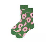 JDS設計襪-塗鴉文創設計棉襪 * 甜甜圈