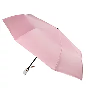 【2mm】100%遮光 純淨風黑膠降溫自動開收傘_ 粉紅