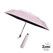 【2mm】絢彩極致輕量220g自動折傘/晴雨兩用抗UV傘_ 櫻花粉