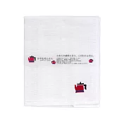 【日本KOJI】可愛圖案刺繡蚊帳生地萬用布巾 · 茶壺